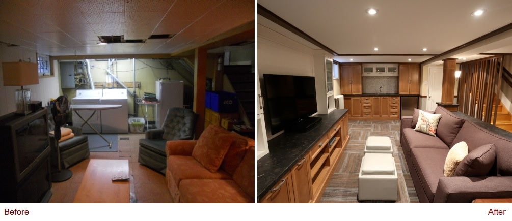 Before and After Photo - IDEATE Interior Design